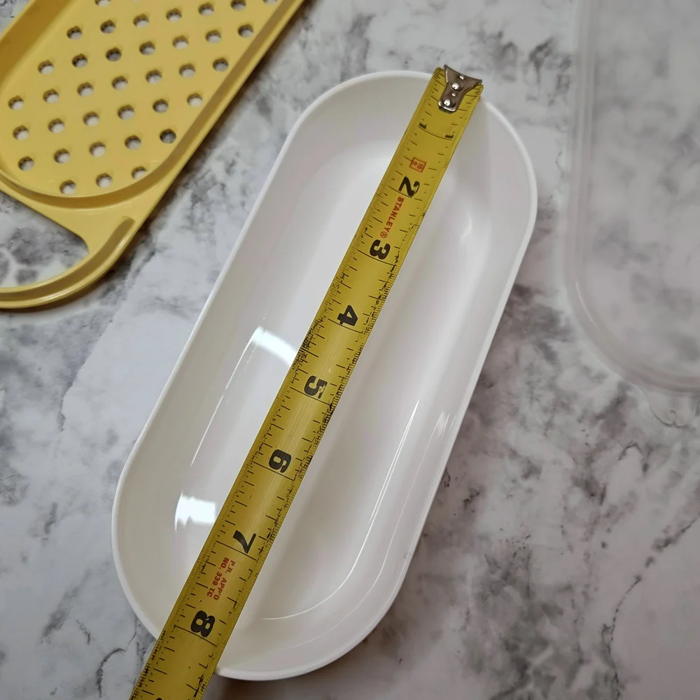 Vintage Tupperware Cheese Grater and Storage Container Yellow